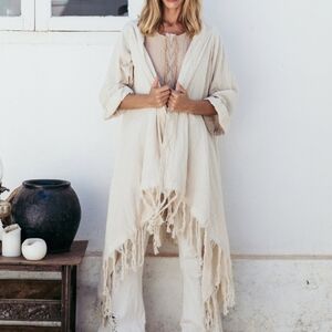 Chintamani Kimono Cardigan - One Size - Cotton - Like New